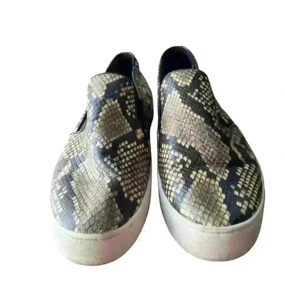 Michael Kors Slip on Sneakers snake print size 9 - Picture 1 of 16